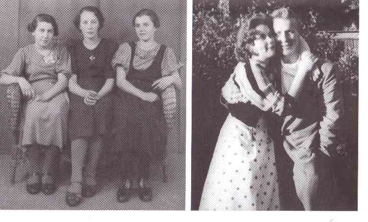 Vasemmalla serkukset Saara, Kaisu ja Annikki ja oikealla Heikki Majander ja yhtyeen laulusolisti Kirsti