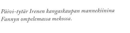 Kangaskaupan mannekiini